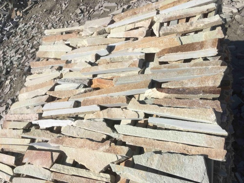 Горбушка златолит золотистый для облицовки купить в Иркутской области