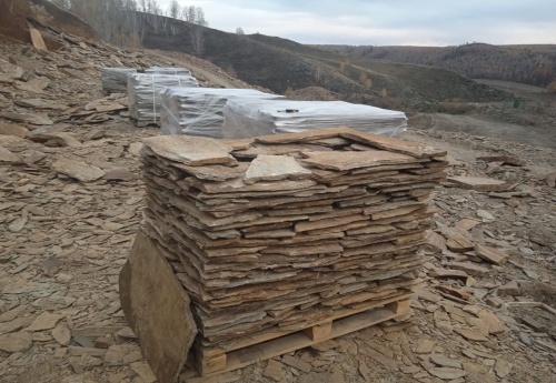 Плитняк кора дерева для цоколя, отмостки купить в Иркутской области