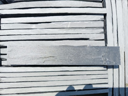 Плитка чёрная из натурального камня фасадная 30 см * 5 см, толщина 7 мм -30 мм купить в Иркутской области