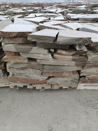 Плитняк песчаник серо-зелёный для мощения 60-65 мм купить в Иркутской области